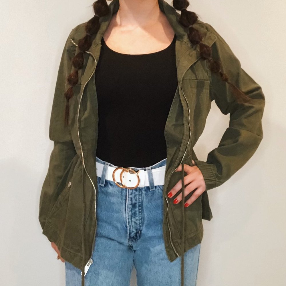 OLIVE UTILITY JACKET🌵